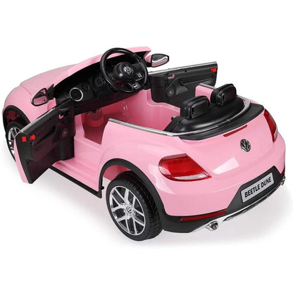 Volkswagen Beetle New Beetle Pequeño Coche Eléctrico para Niños 12v Licencia Oficial